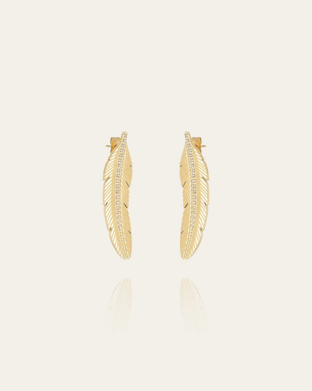 Boucles d'oreilles Badesi (Acier doré)