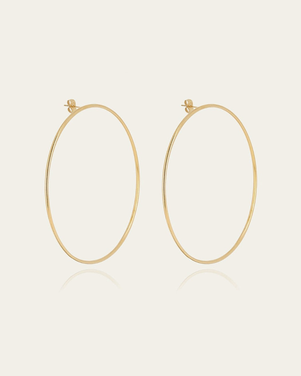 Boucles d'oreilles Teren (Acier doré)