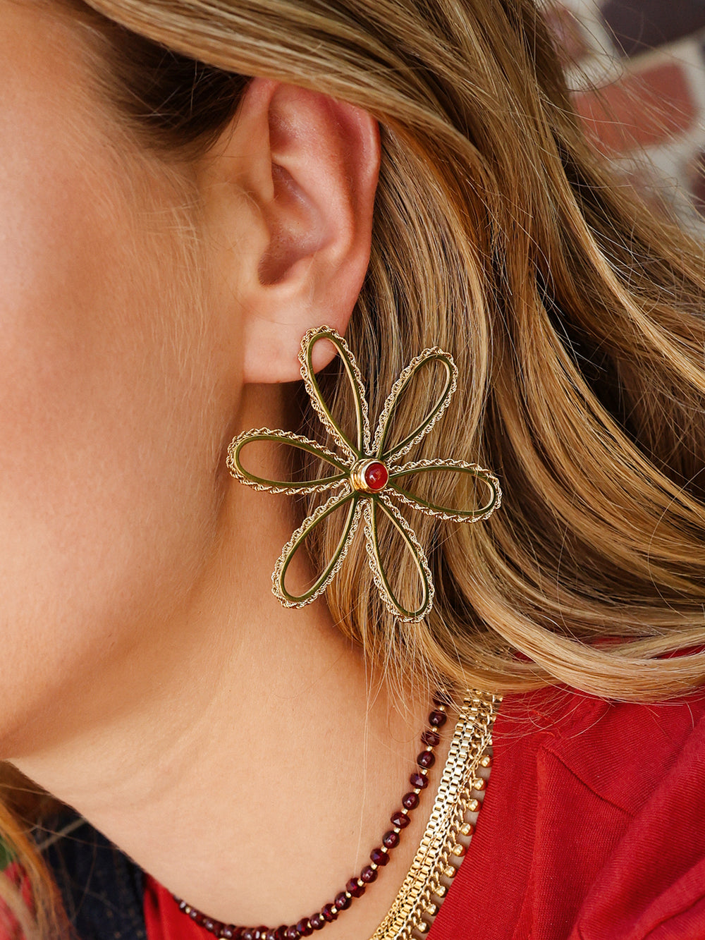 Boucles d'oreilles Sunflower 
