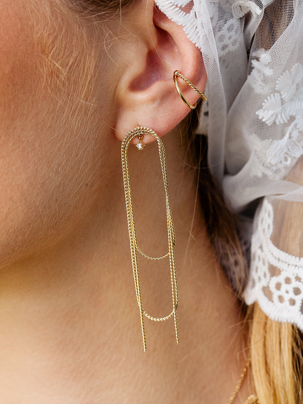 Boucles d'oreilles Mésange 