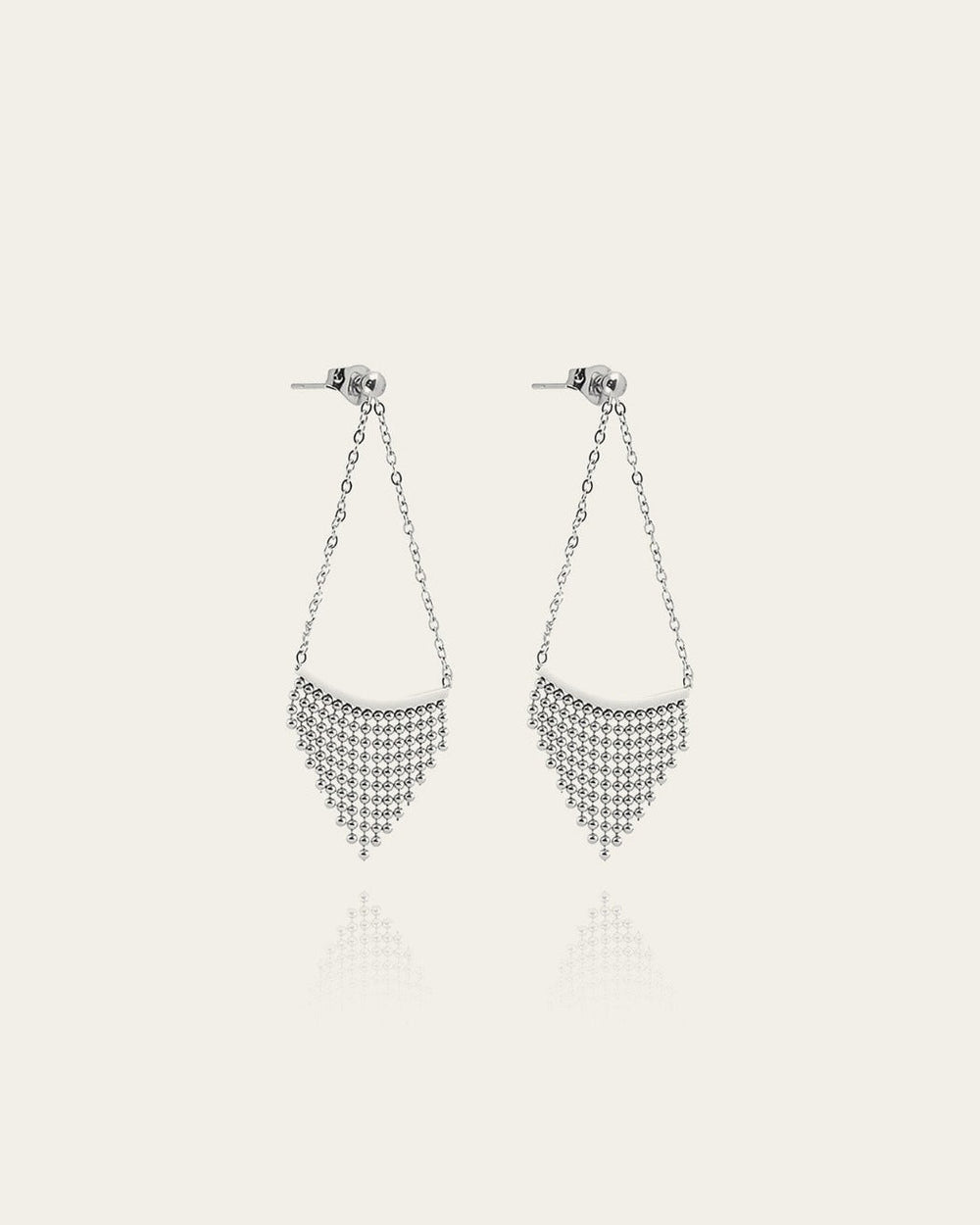 Boucles d'oreilles Pagne (Acier)
