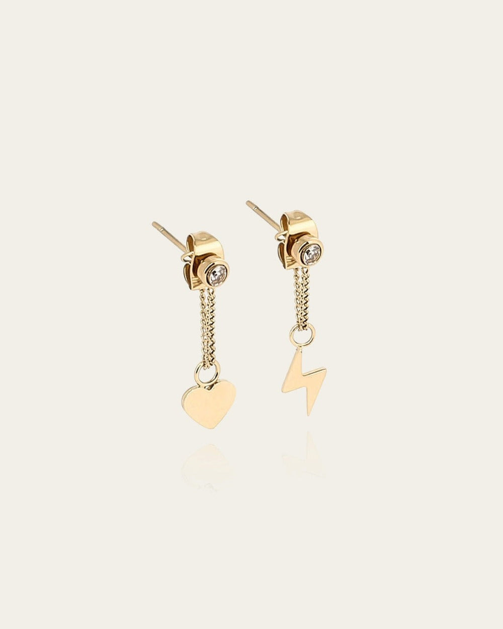 Boucles d'oreilles Roma (Acier doré)