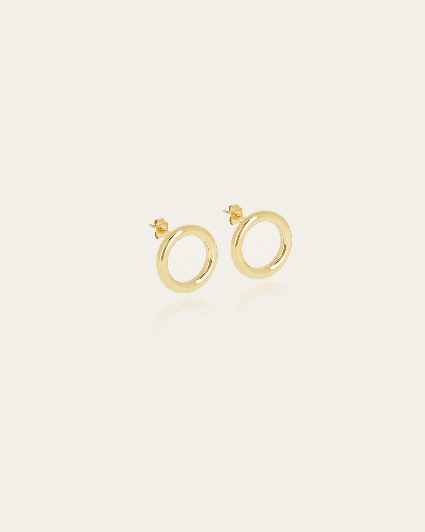 Boucles d'oreilles Ginny (Acier doré)