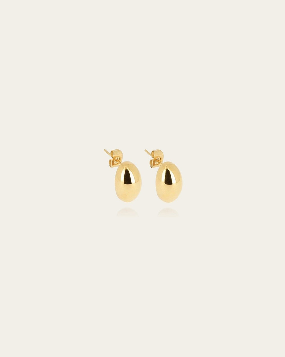 Boucles d'oreilles Rosée (Acier doré)