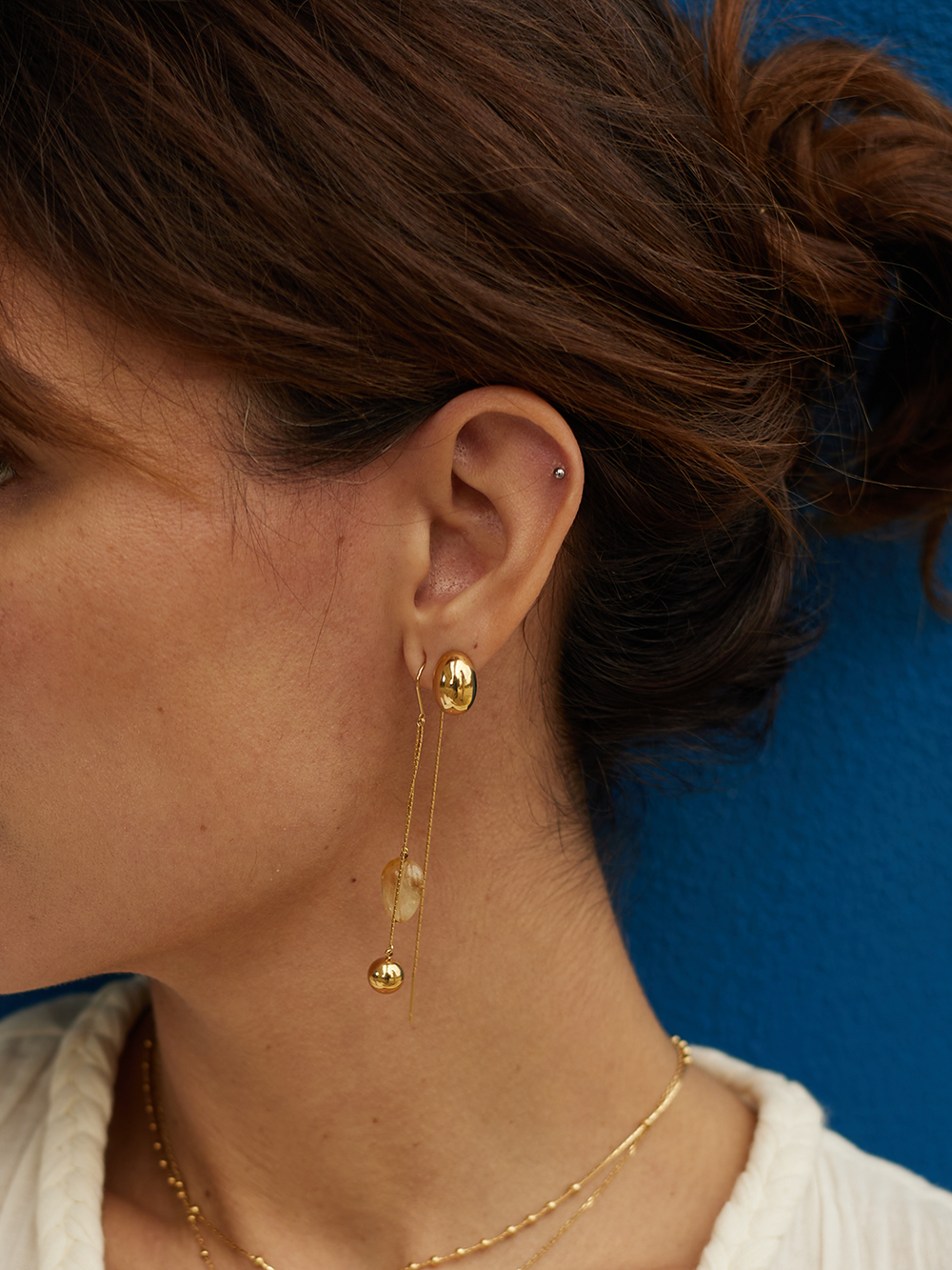 Boucles d'oreilles Rosée 