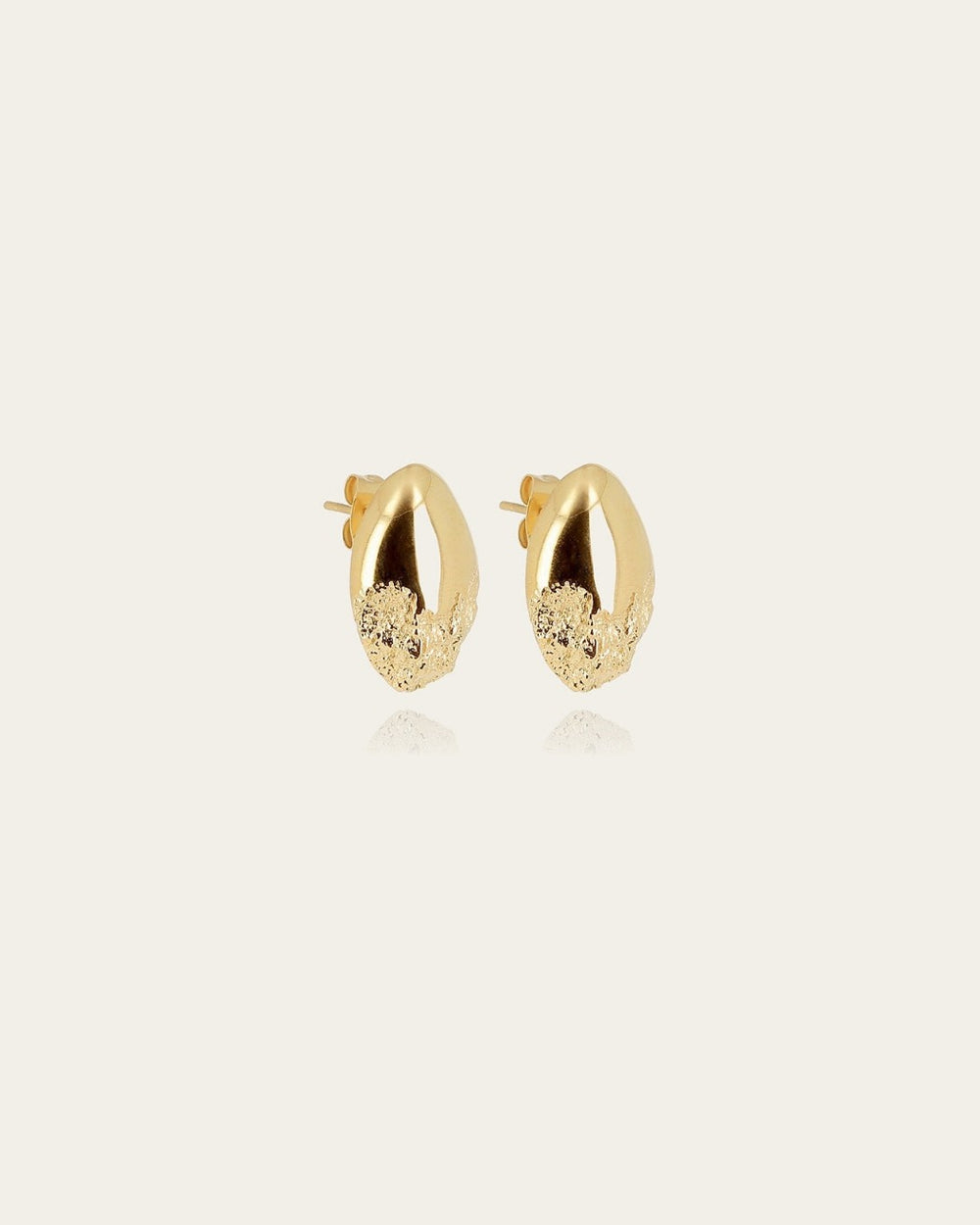 Boucles d'oreilles Pascale (Acier doré)