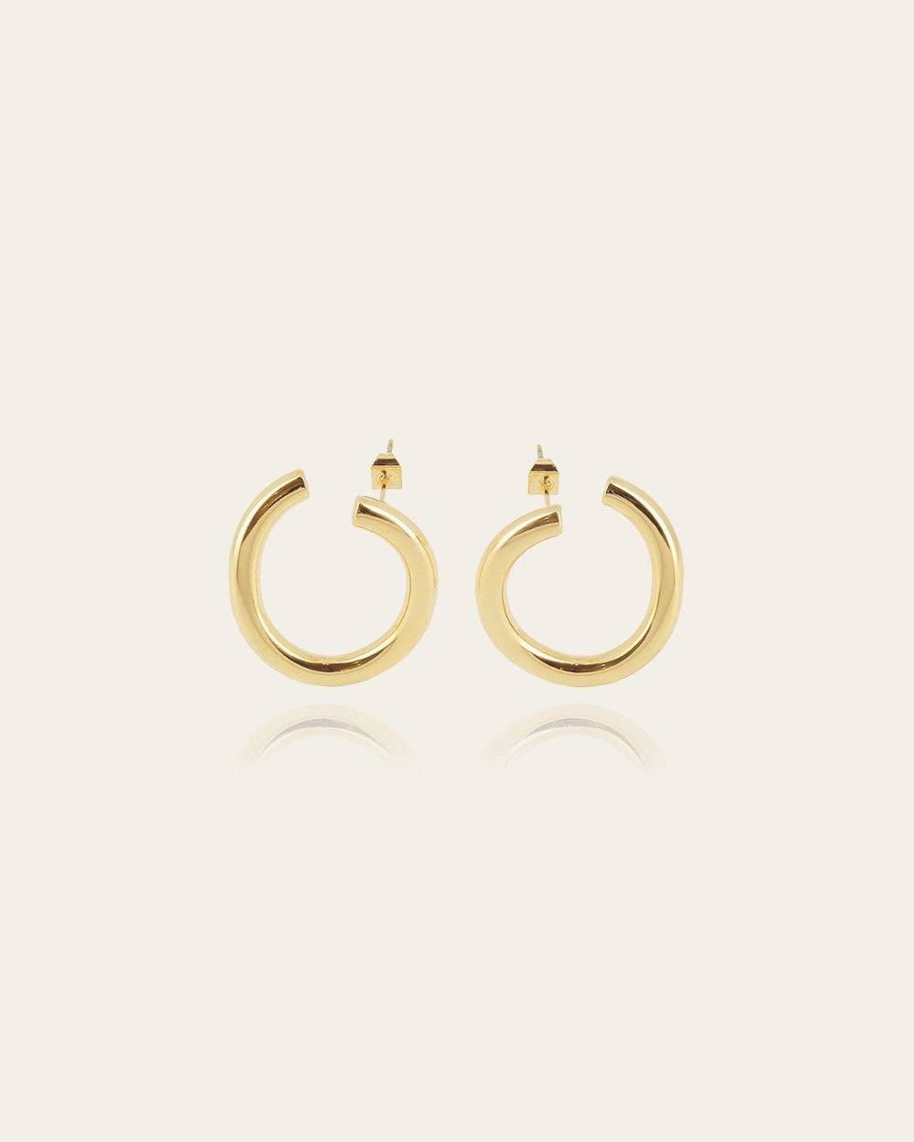 Boucles d'oreilles Mimos (Acier doré)