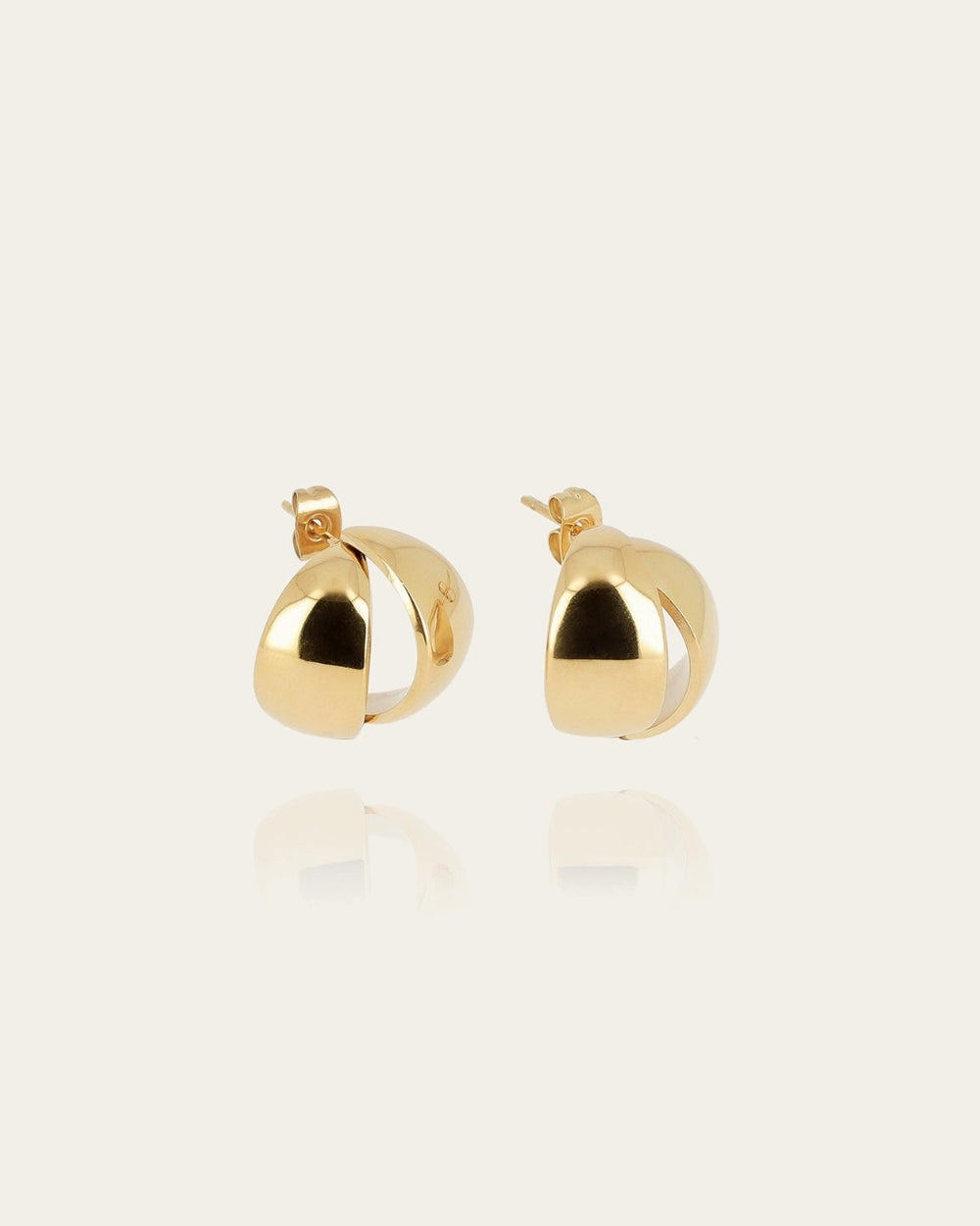Boucles d'oreilles Danila (Acier doré)