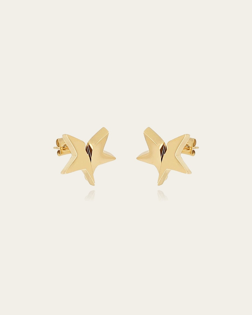 Boucles d'oreilles Angel (Acier doré)