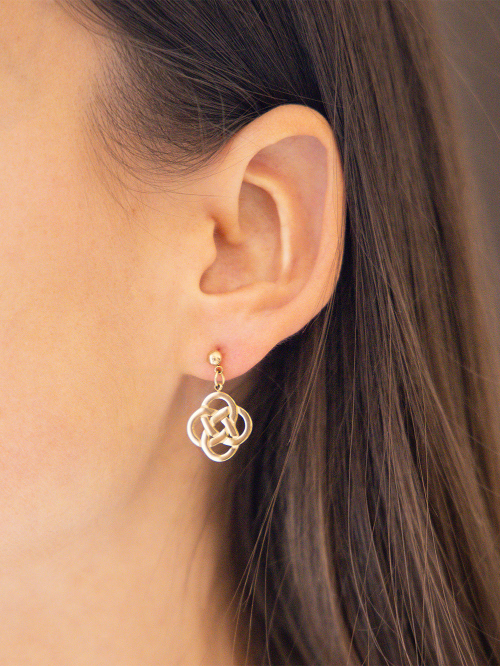 Boucles d'oreilles Infini 