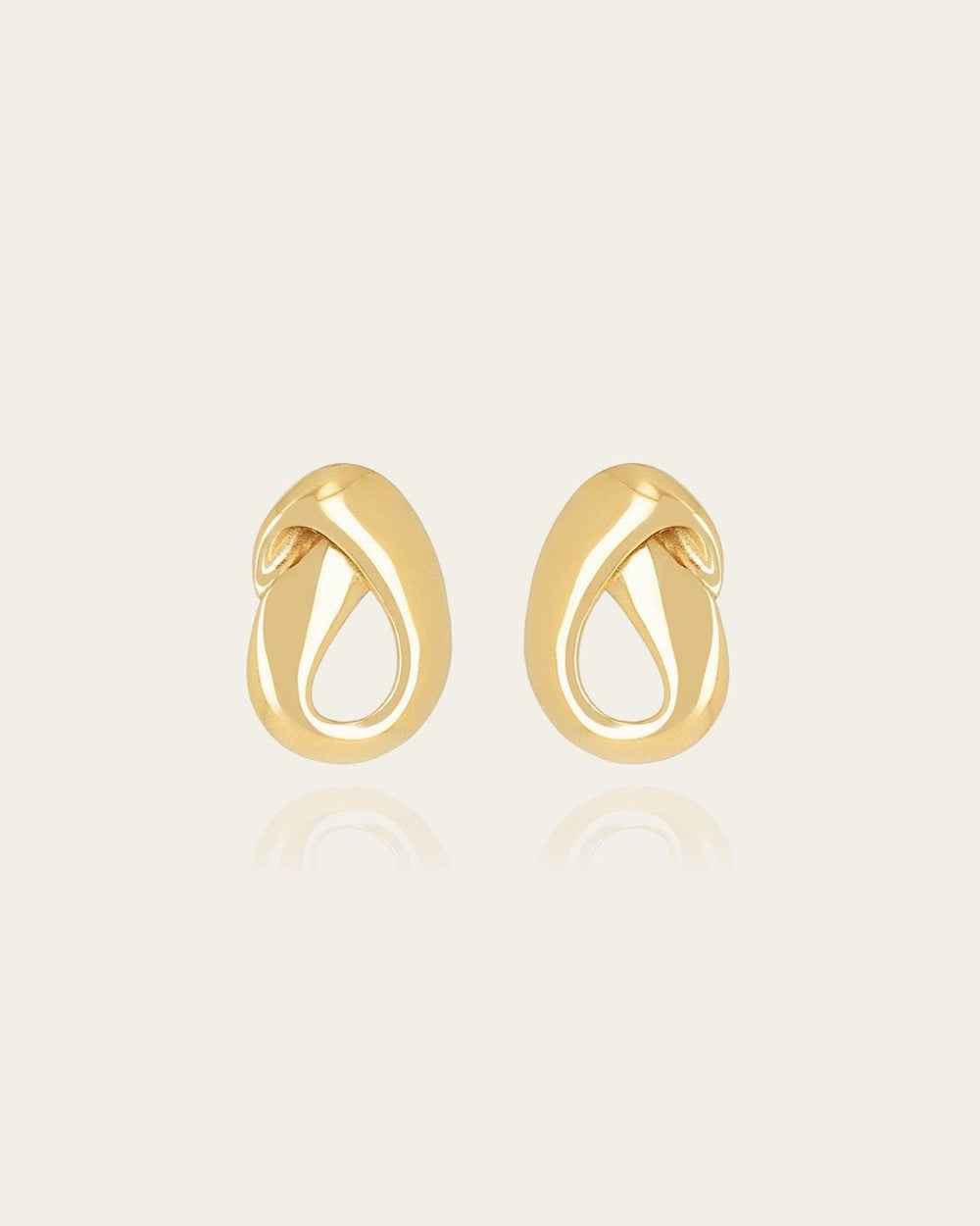 Boucles d'oreilles Magda (Acier doré)