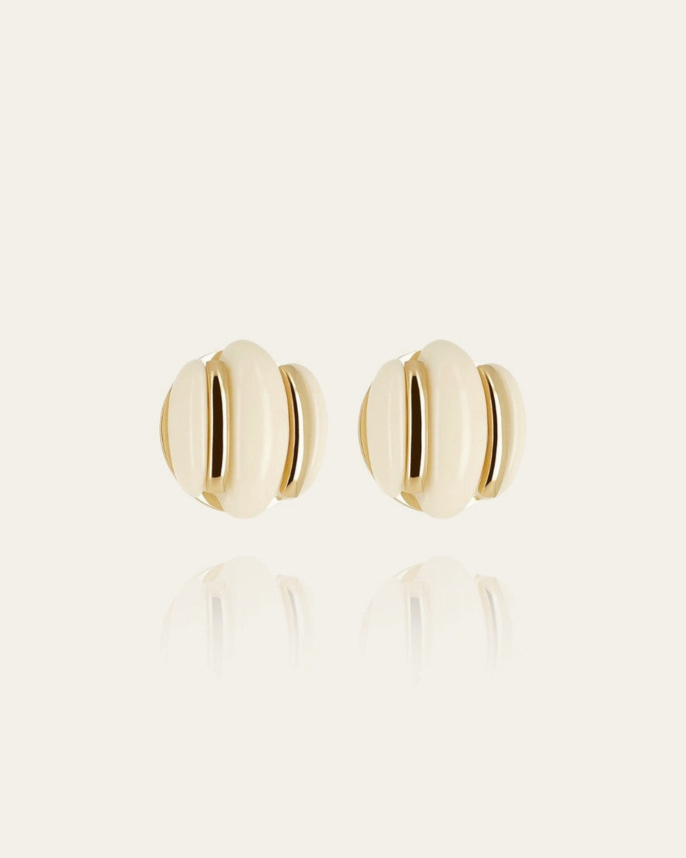Boucles d'oreilles Cabras (Acier doré)
