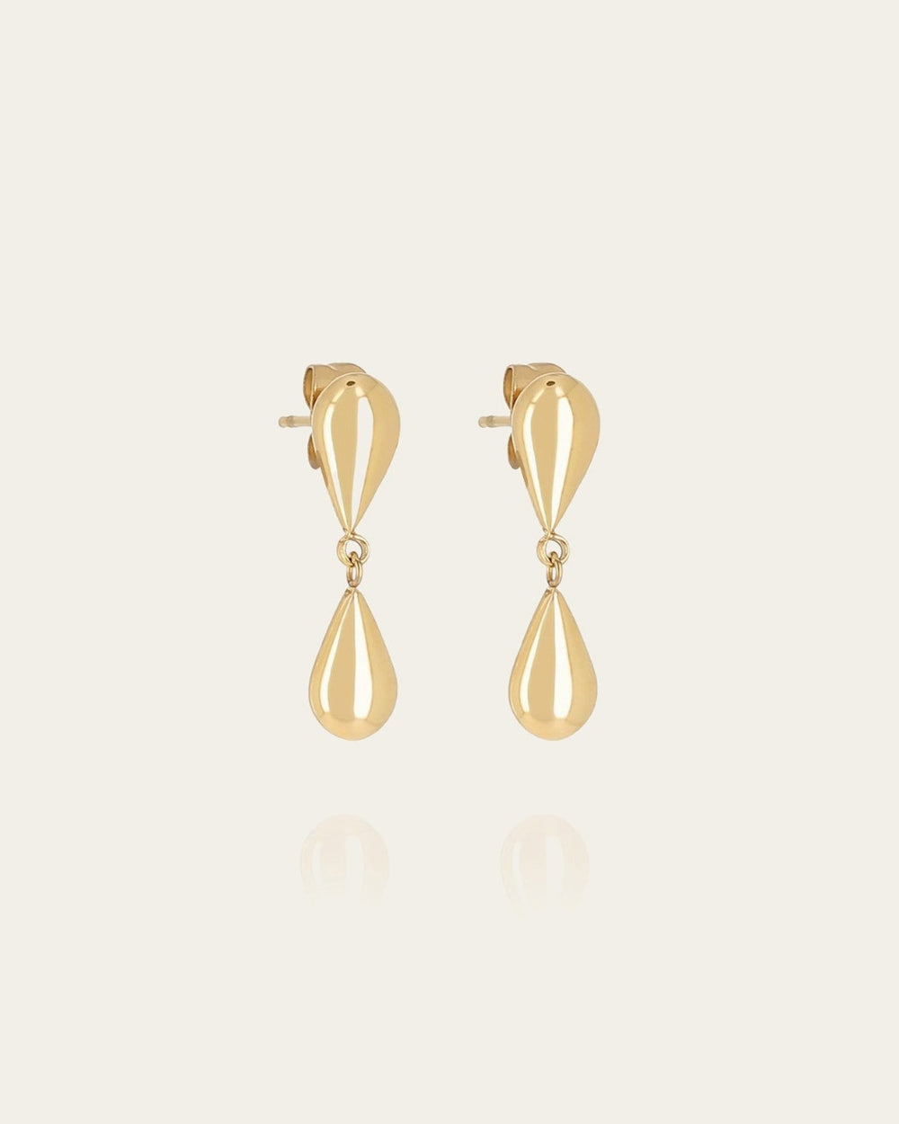 Boucles d'oreilles Milazzo (Acier doré)