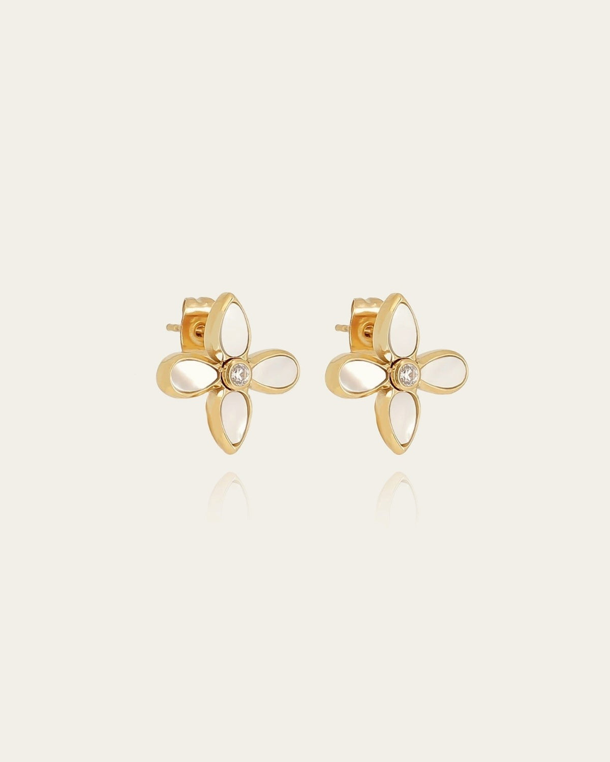 Boucles d'oreilles Molini (Acier doré)