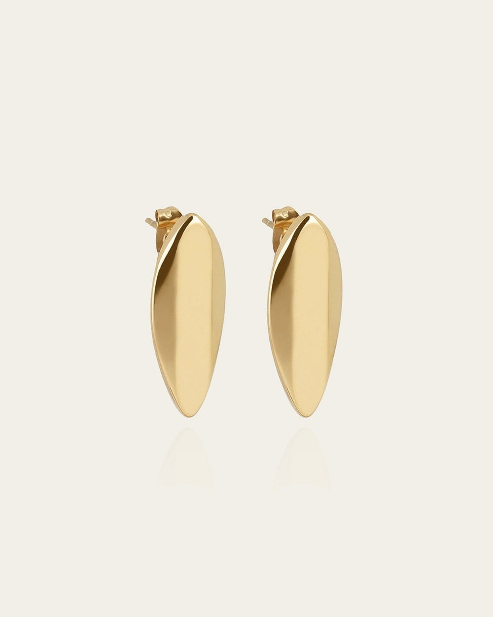 Boucles d'oreilles Kaolina (Acier doré)