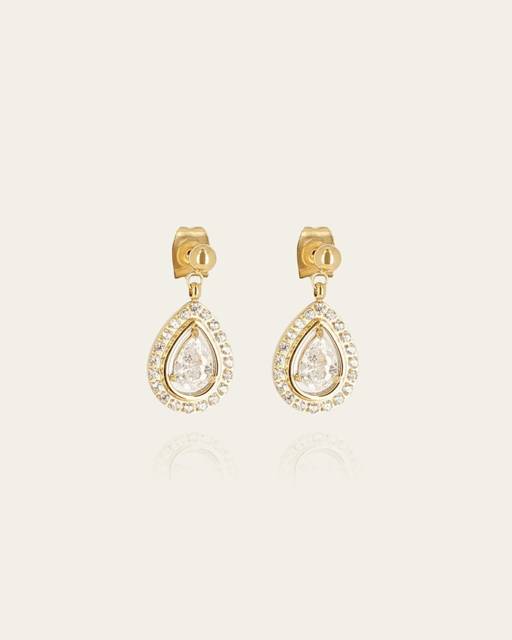 Boucles d'oreilles Izel (Acier doré)