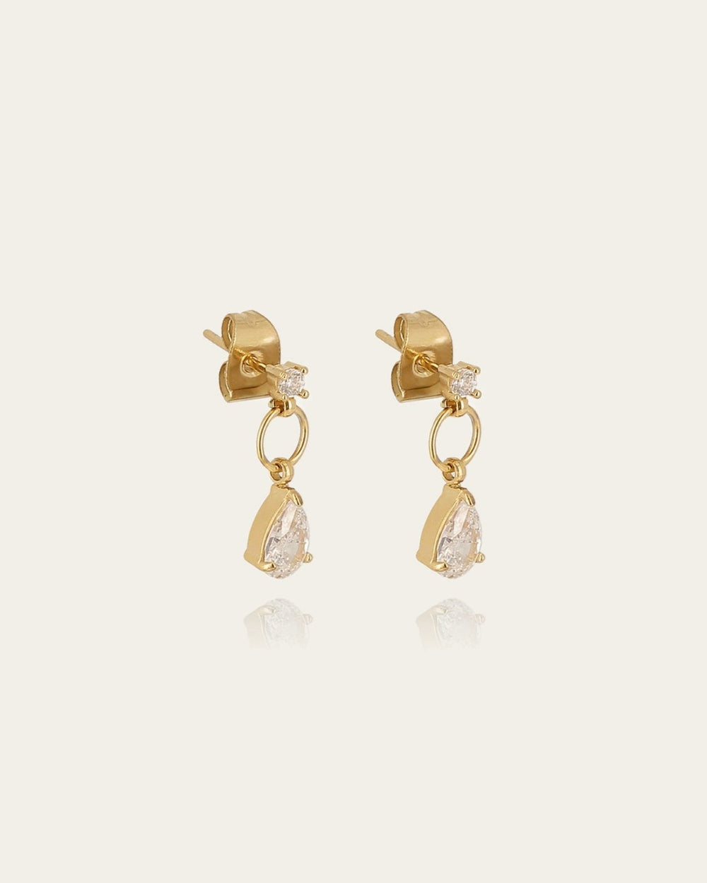 Boucles d'oreilles Tromso (Acier doré)
