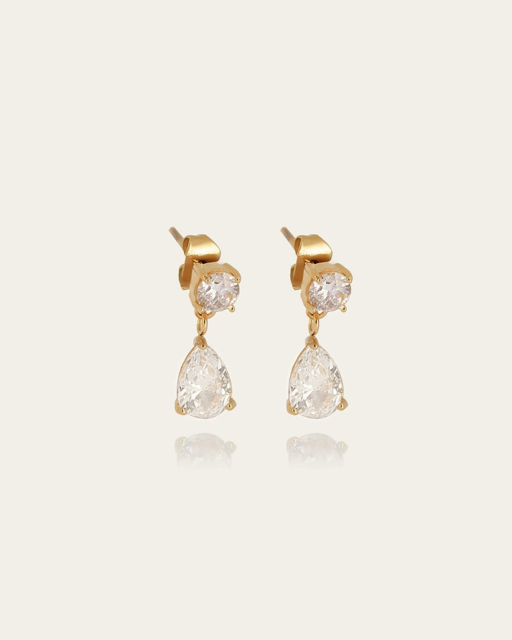 Boucles d'oreilles Ravello (Acier doré)