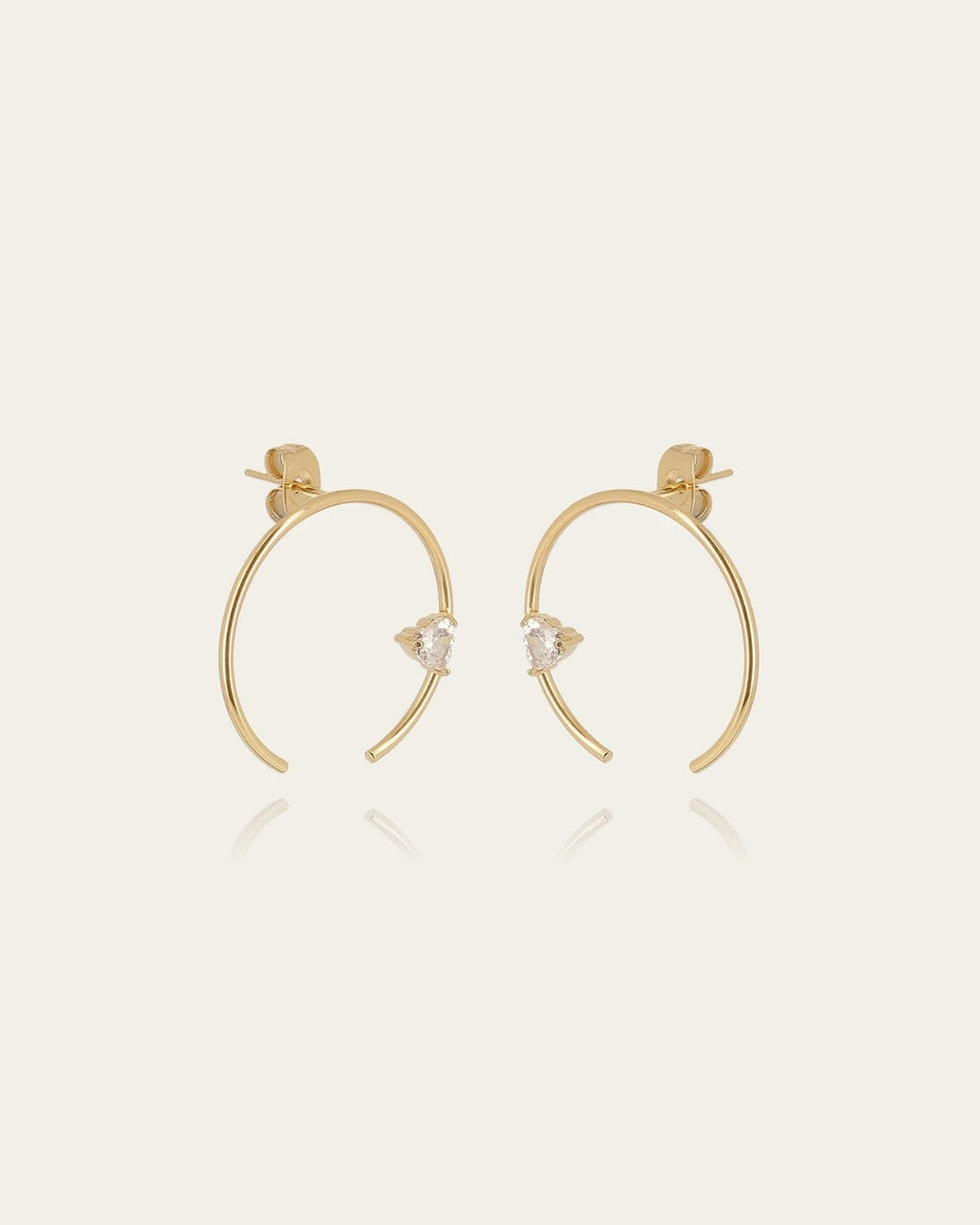 Boucles d'oreilles Ponza (Acier doré)