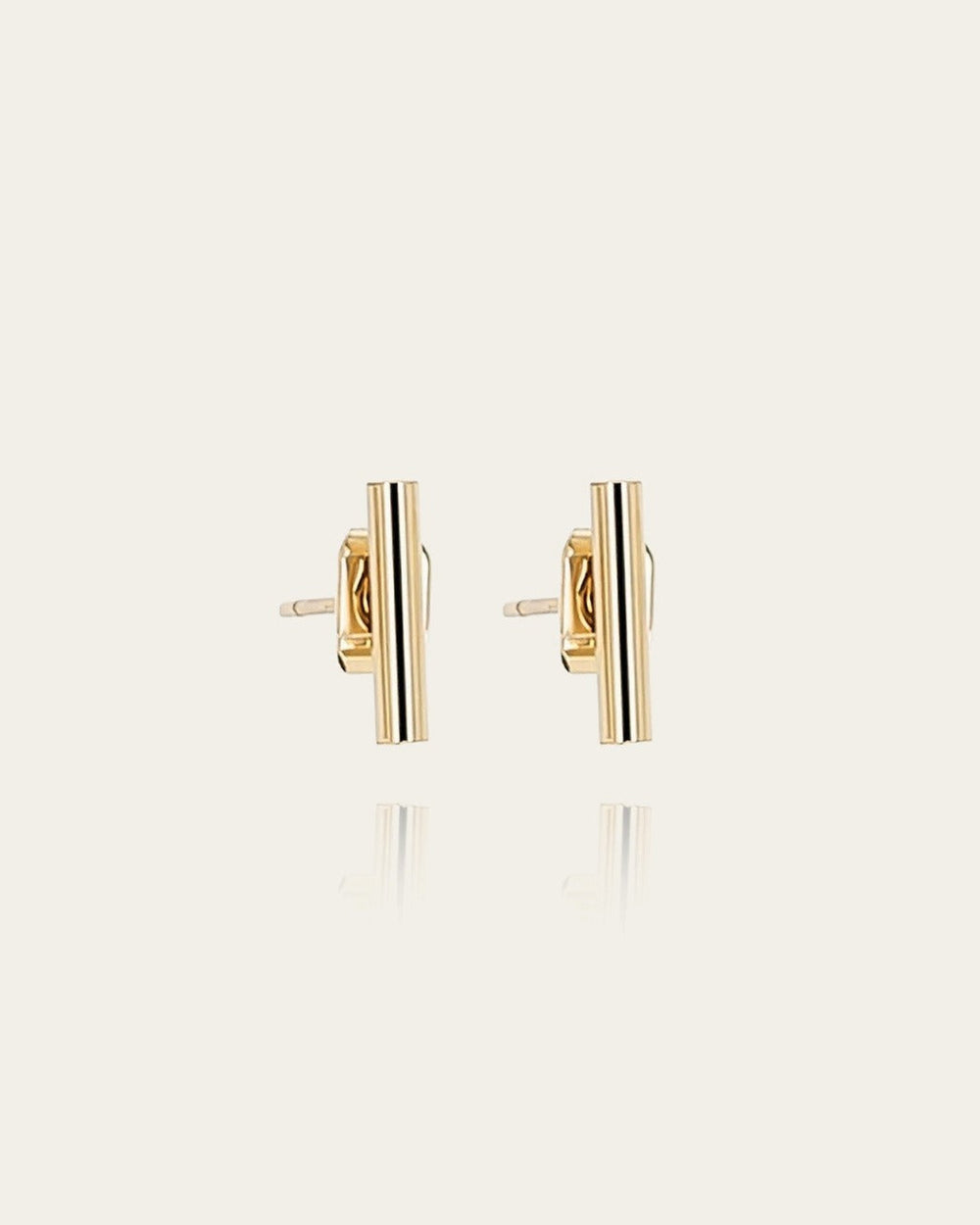 Boucles d'oreilles Mini Starky (Acier doré)