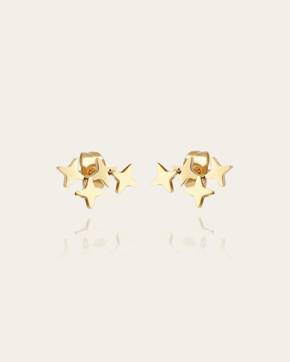 Boucles d'oreilles Massimo (Acier doré)