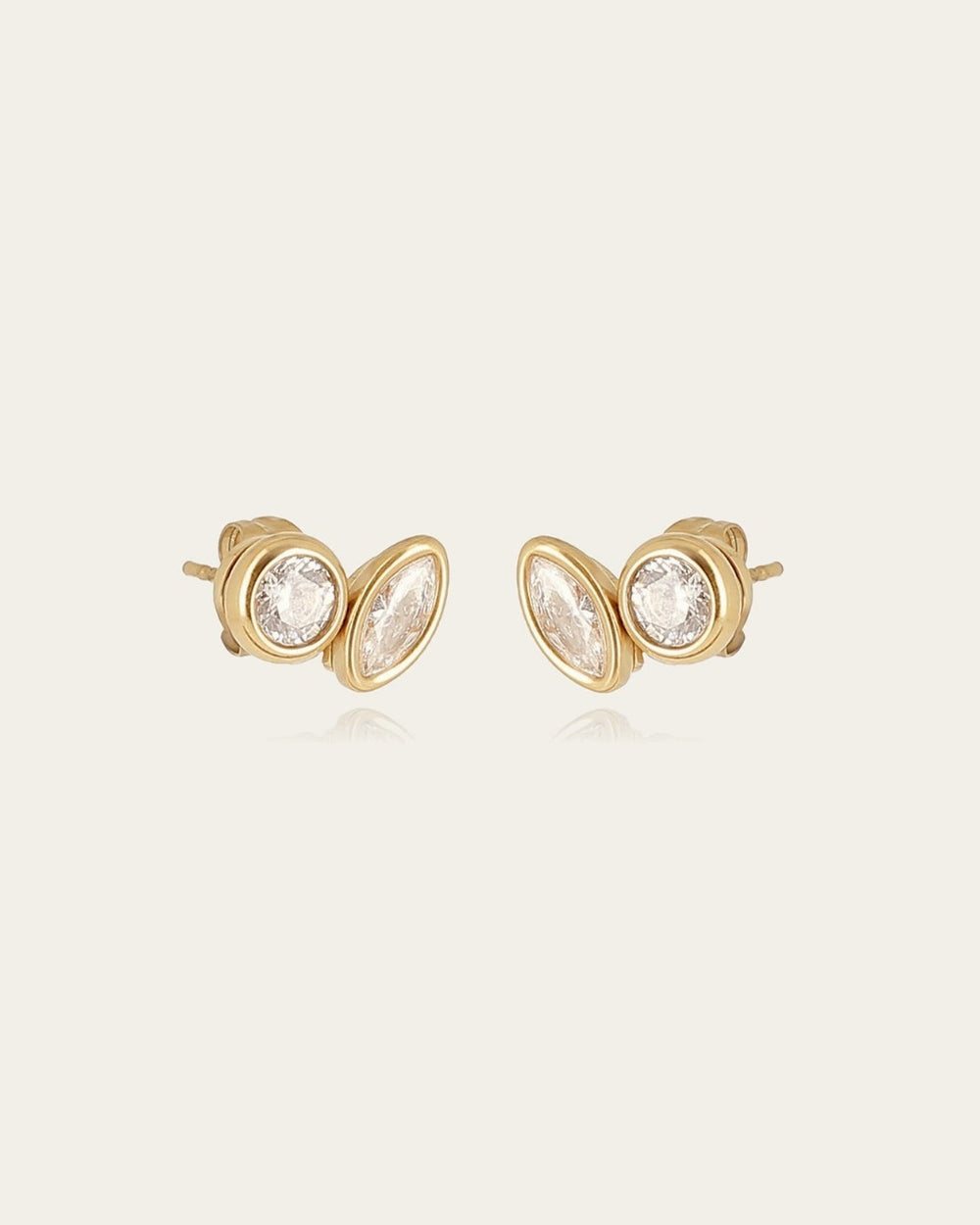 Boucles d'oreilles Galatina (Acier doré)