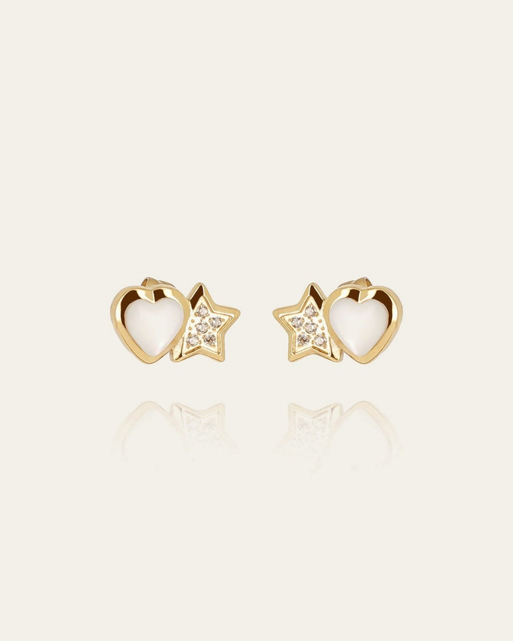 Boucles d'oreilles Sassari (Acier doré)