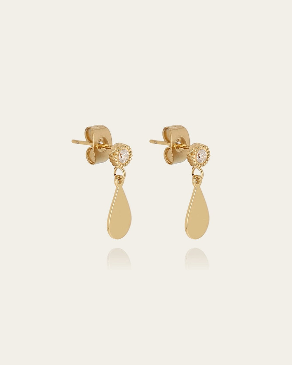 Boucles d'oreilles Soan (Acier doré)
