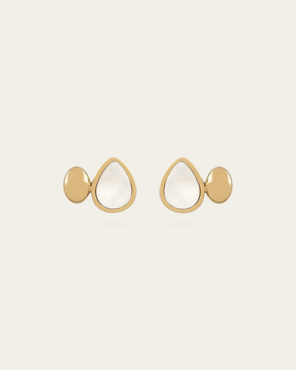 Boucles d'oreilles Renza (Acier doré)
