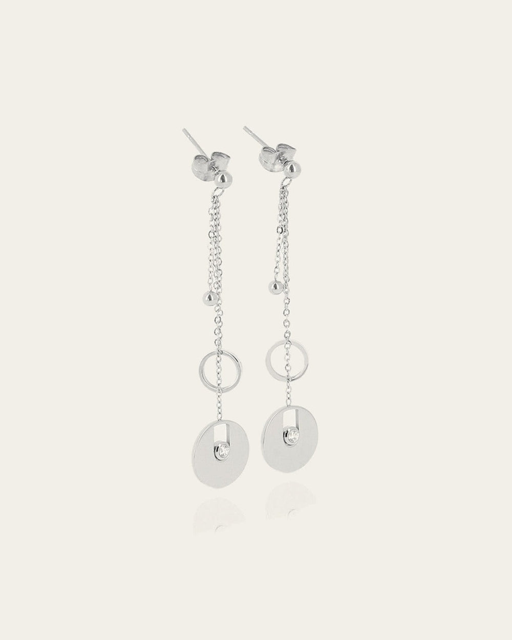 Boucles d'oreilles Ambre (Acier)