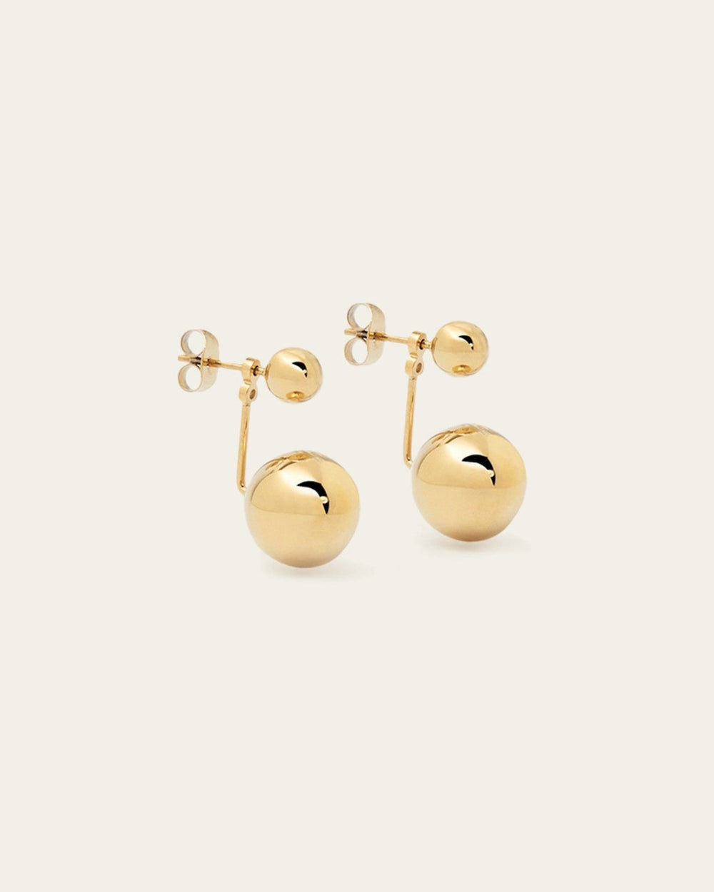 Boucles d'oreilles Harper (Acier doré)