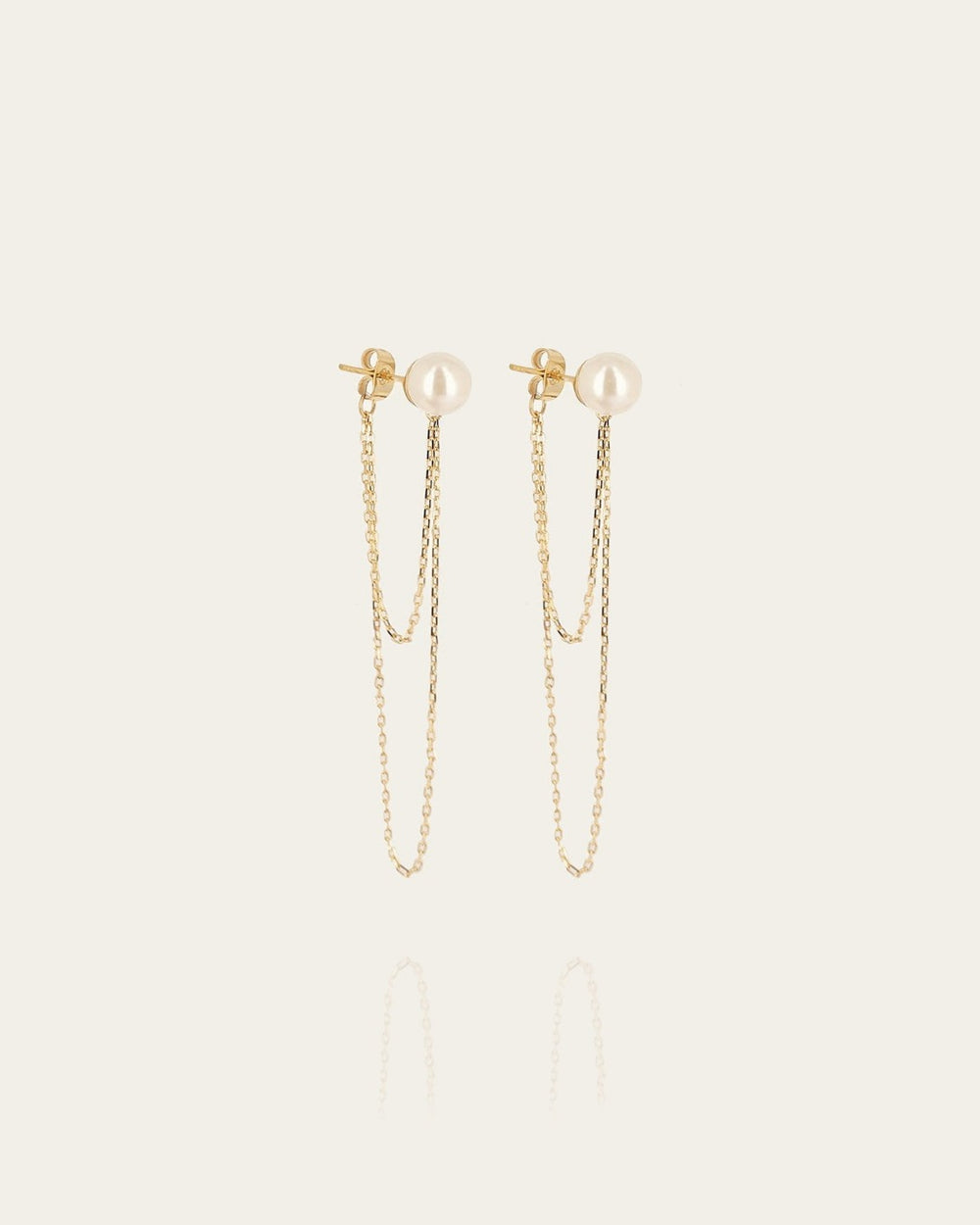 Boucles d'oreilles Narcisso (Acier doré)