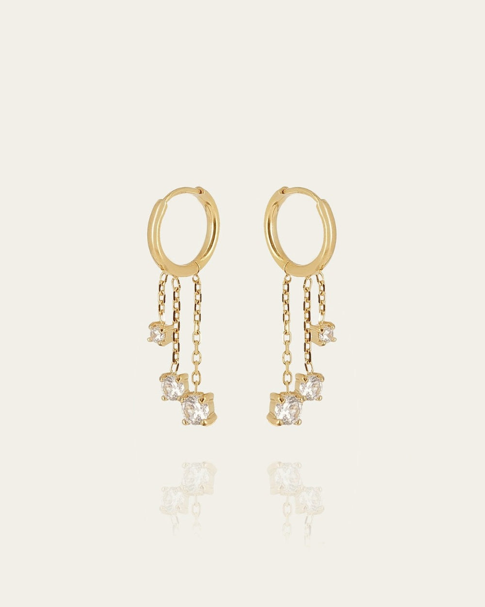 Elysia Earrings (Gold-Plated Steel)