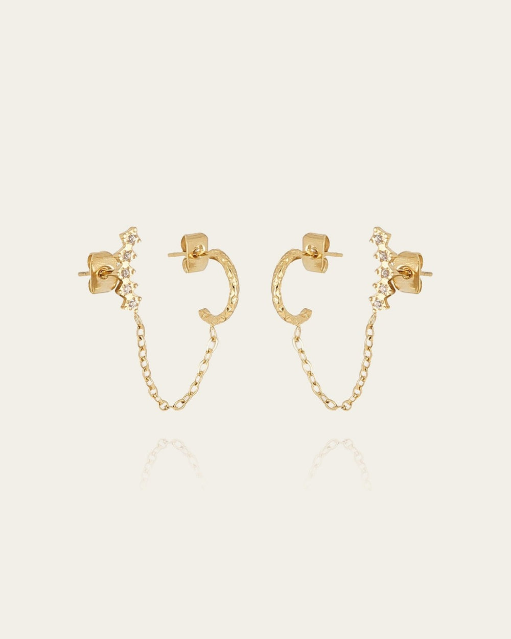 Begur Earrings (Gold-Plated Steel)
