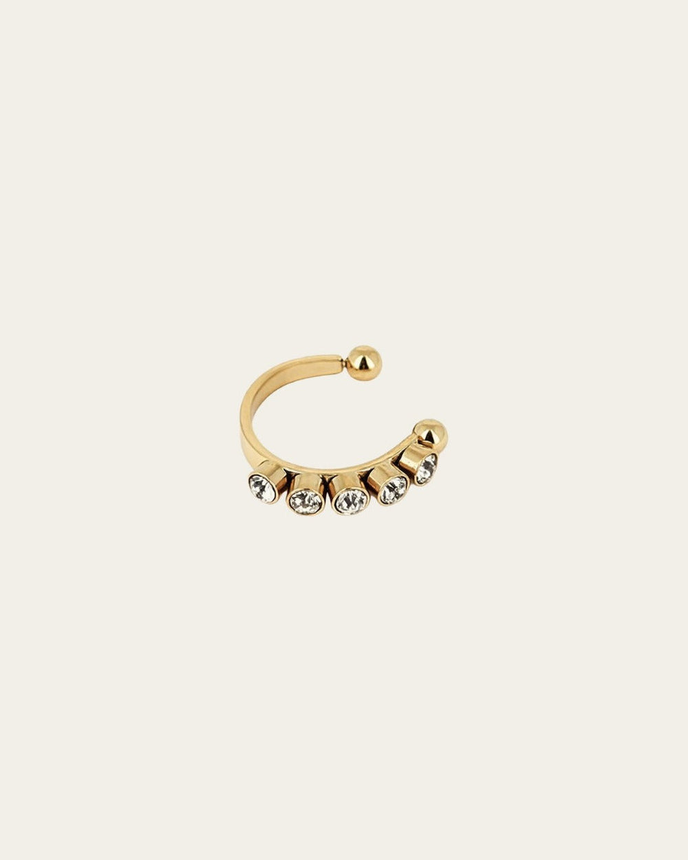 Earcuff Zeida (Acier doré)