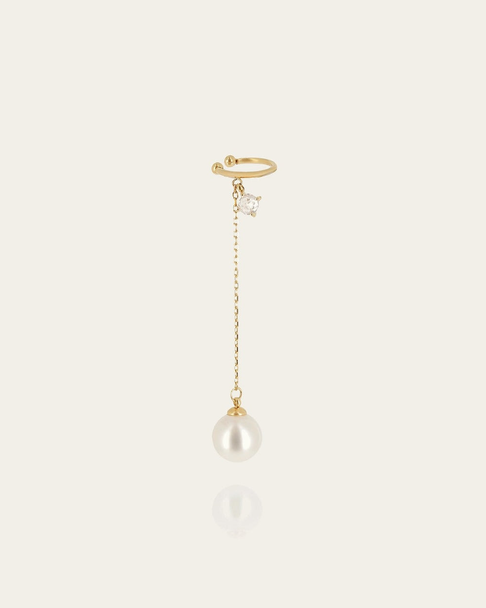 Earcuff Orissa (Acier doré)