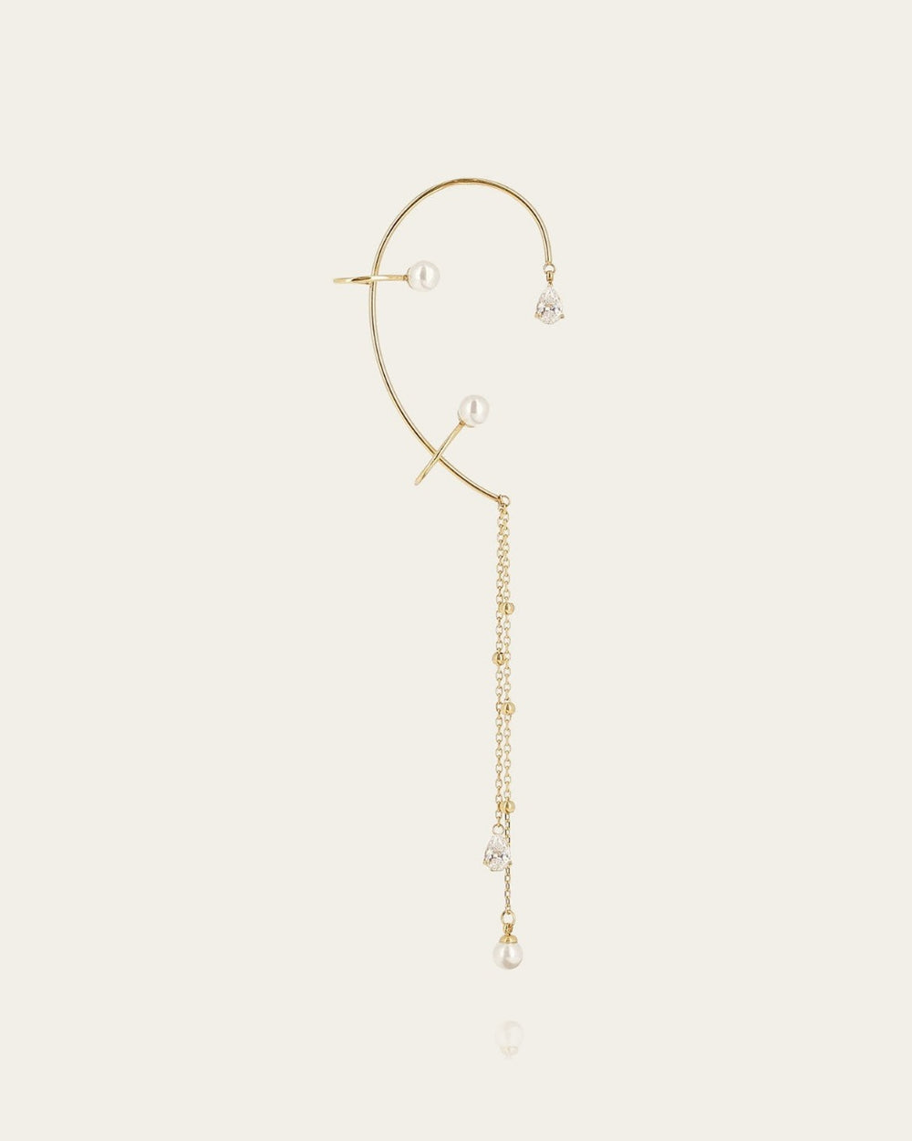 Bijou d'oreille Saline (Acier doré)