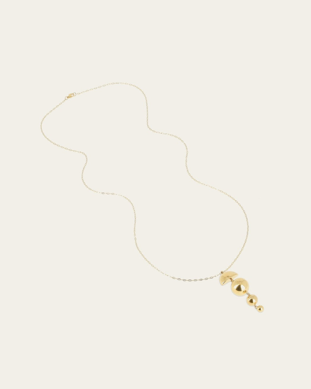 Mystique String Necklace (Gold-plated Steel)