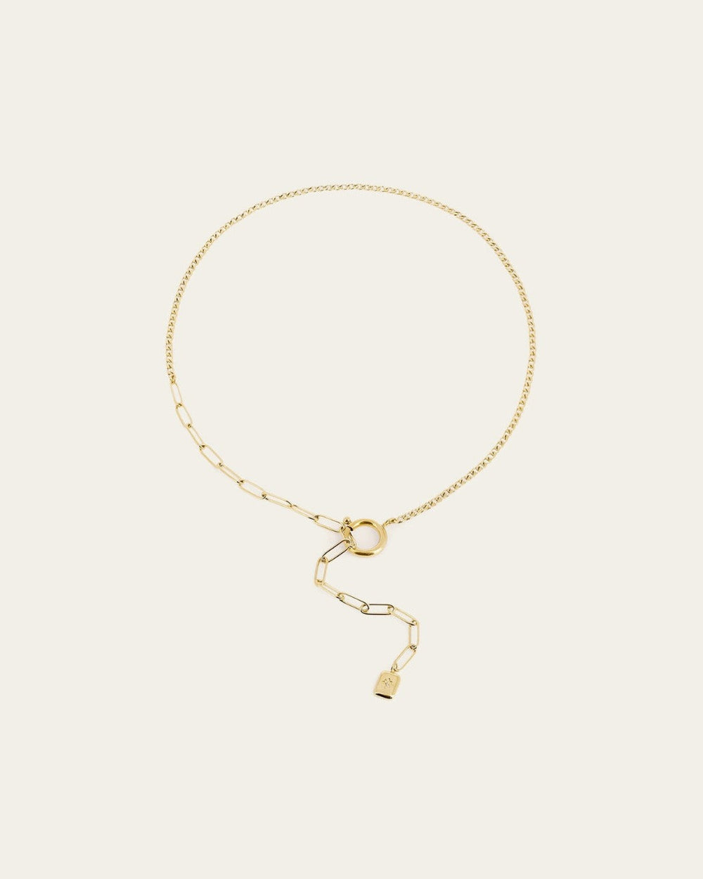 Collier Mélanie (Acier doré)