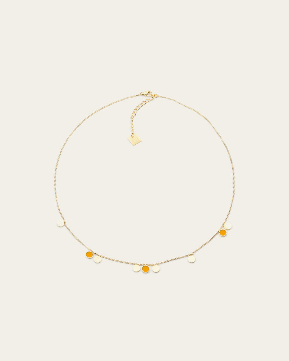 Cachou Necklace (Gold-plated steel)