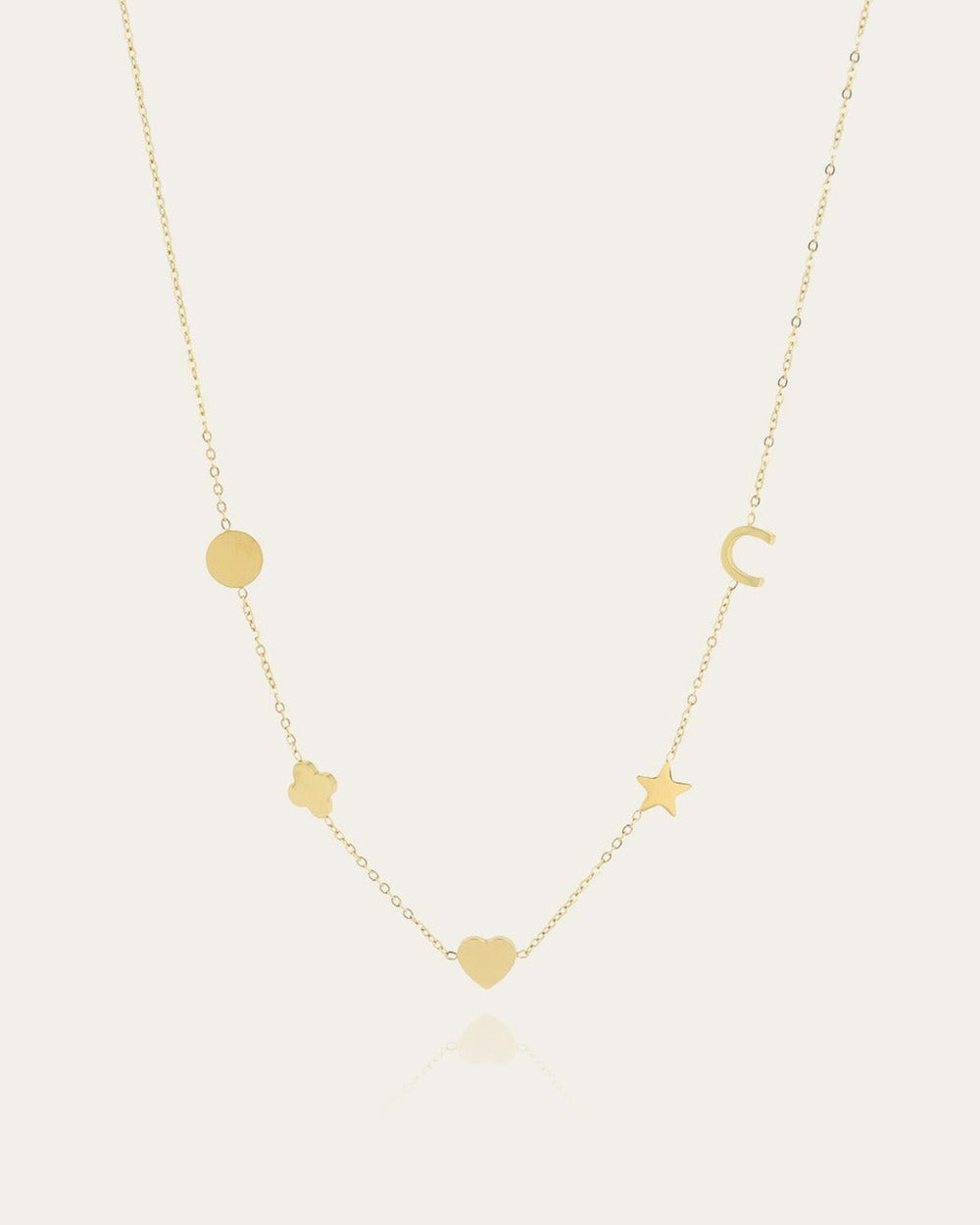 Collier Naëlle (Acier doré)