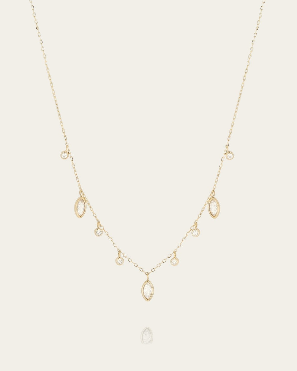 Collier Azelie (Acier doré)