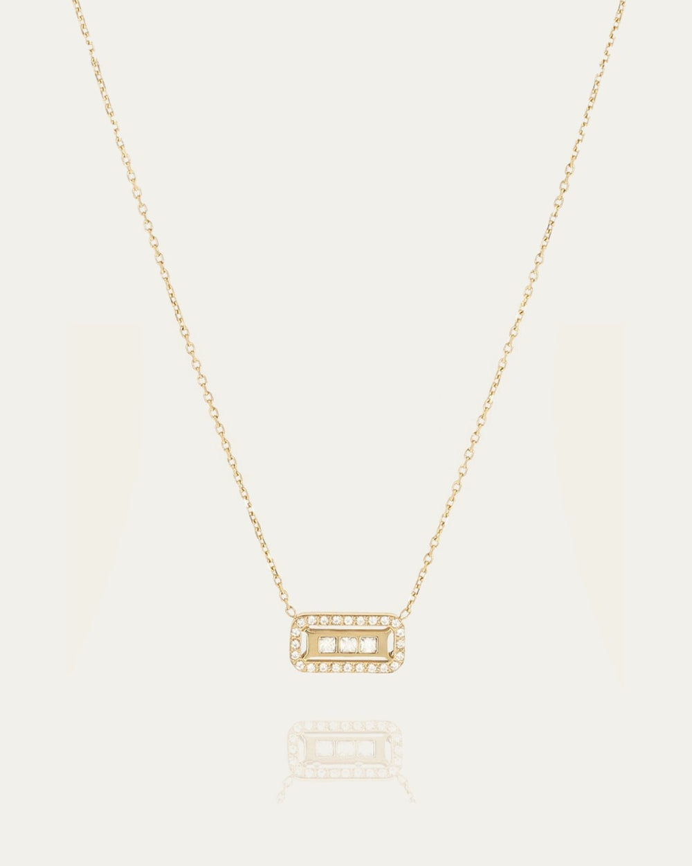 Collier Cléophée (Acier doré)