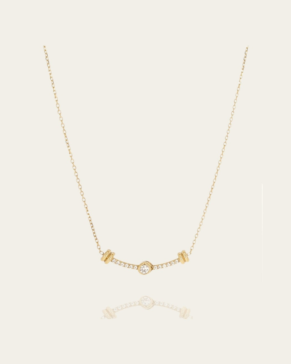 Collier Ghisoni (Acier doré)