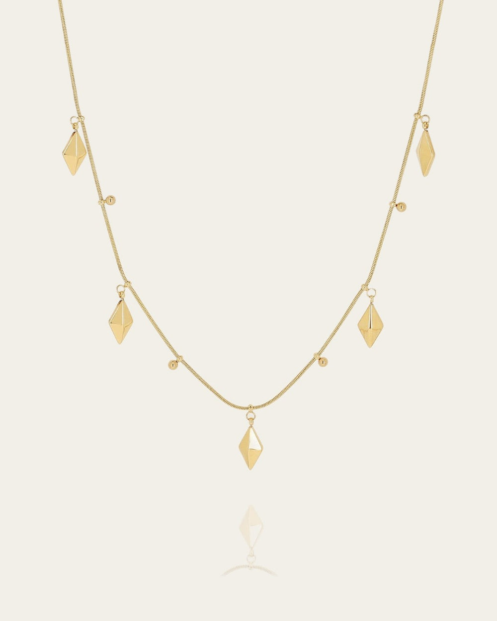 Collier Paterno (Acier doré)
