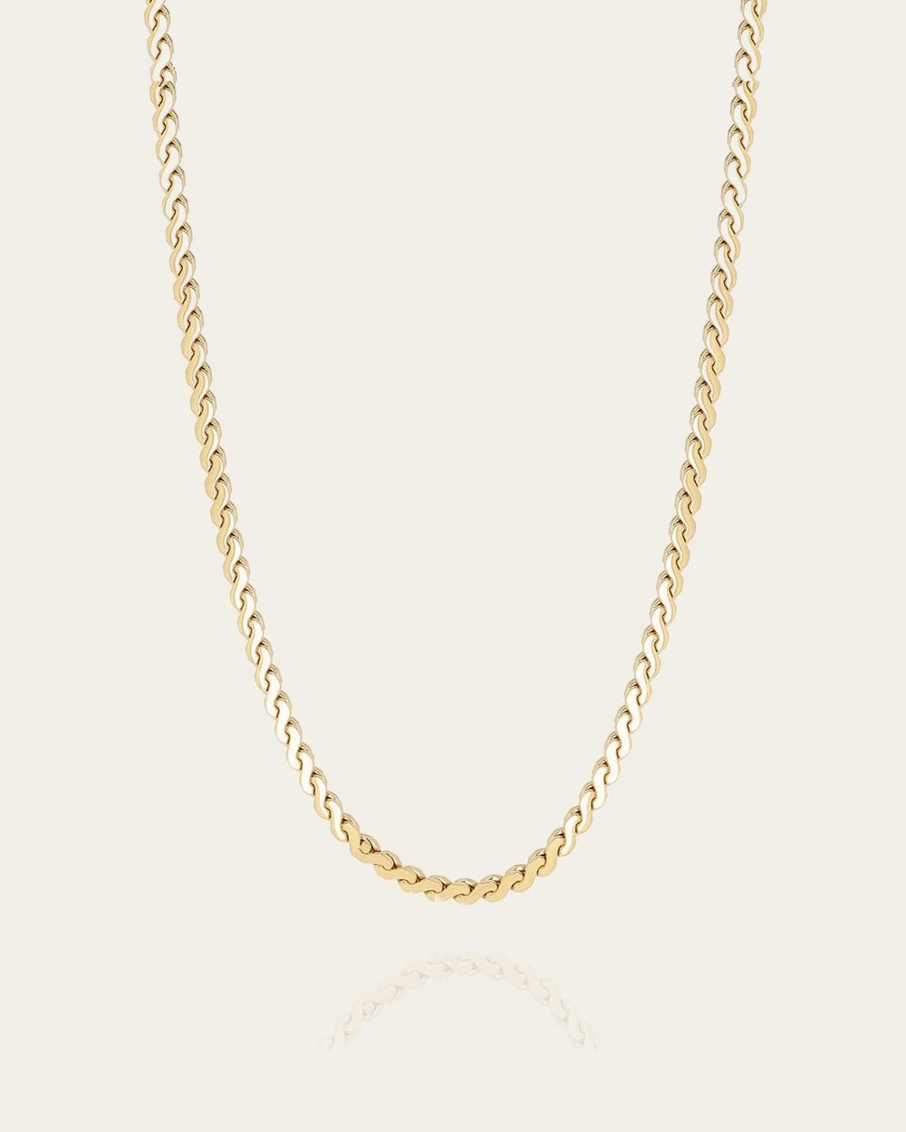 Necklace Yulara (Gold-plated steel)