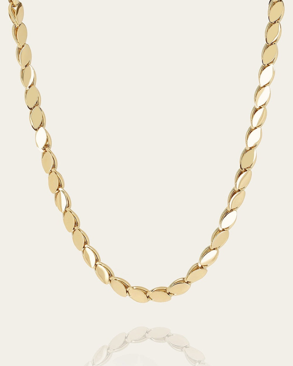 Collier Pétale (Acier doré)