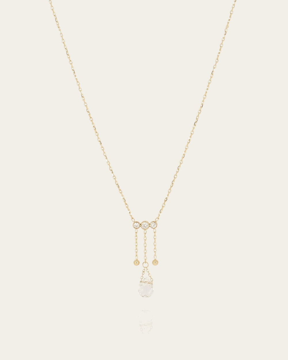 Collier Vélyne (Acier doré)