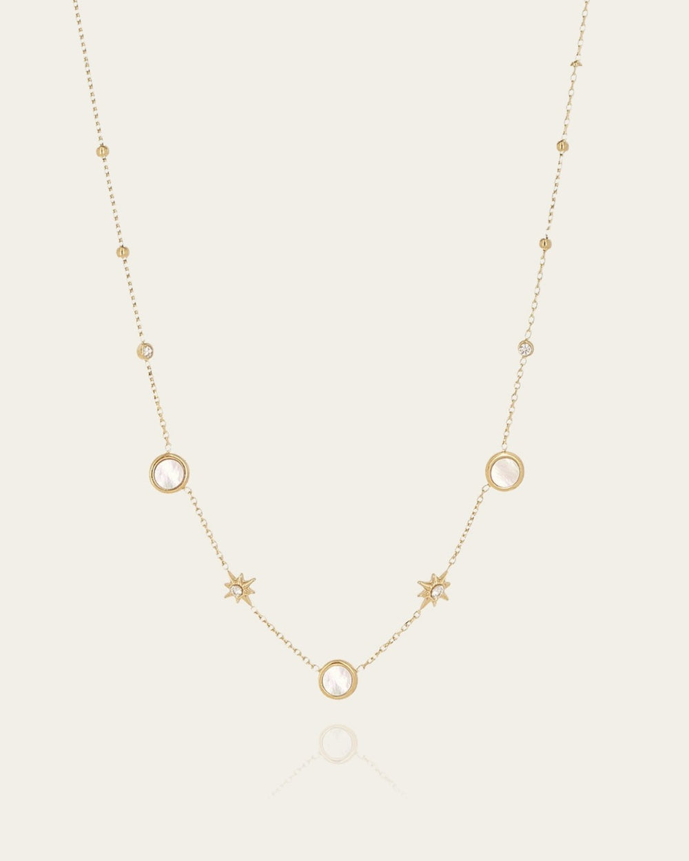 Collier Naïade (Acier doré)