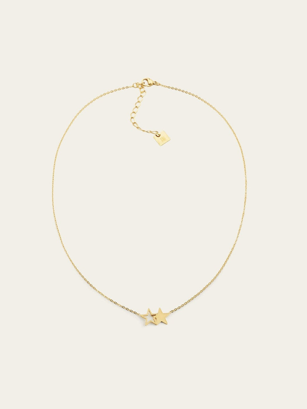 Double star Necklace 